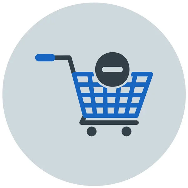 Shopping Cart Simple Design — Stock Vector