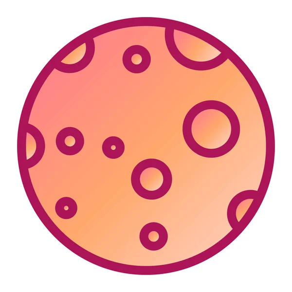 Pizza Ikone Karikatur Des Donut Vektors Auf Weißem Hintergrund — Stockvektor