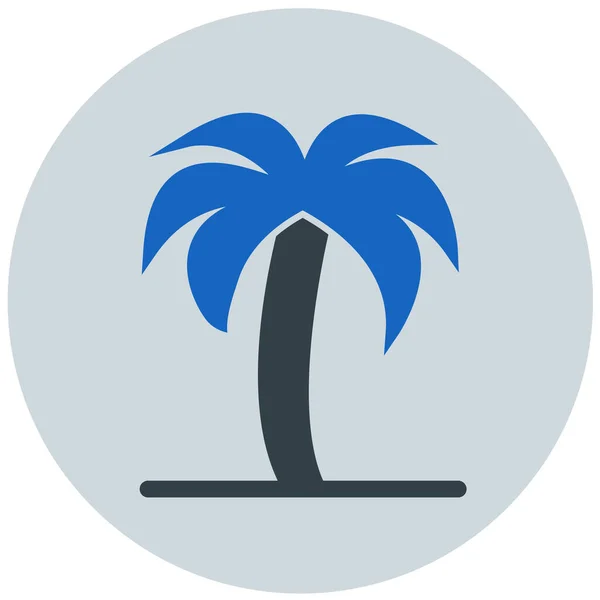 Palmy Jednoduchá Ilustrace — Stockový vektor