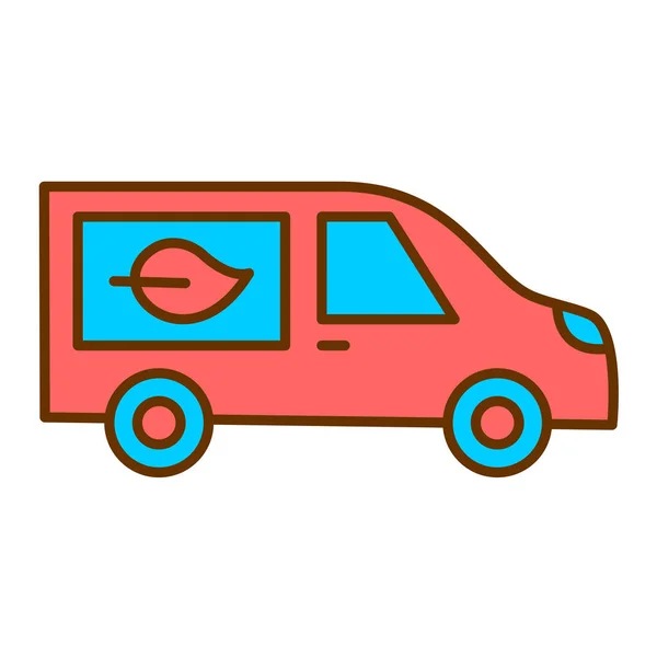 Auto Fahrzeug Symbol Vektor Illustration Design — Stockvektor