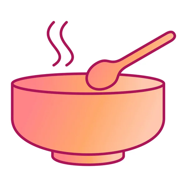 Sopa Icono Web Ilustración Simple — Vector de stock