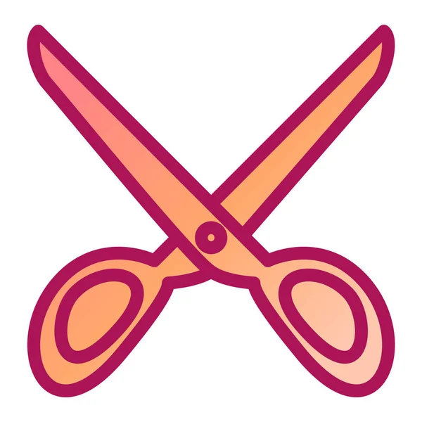 Scissors Icon Outline Illustration Scissor Vector Icons Web — Stock Vector