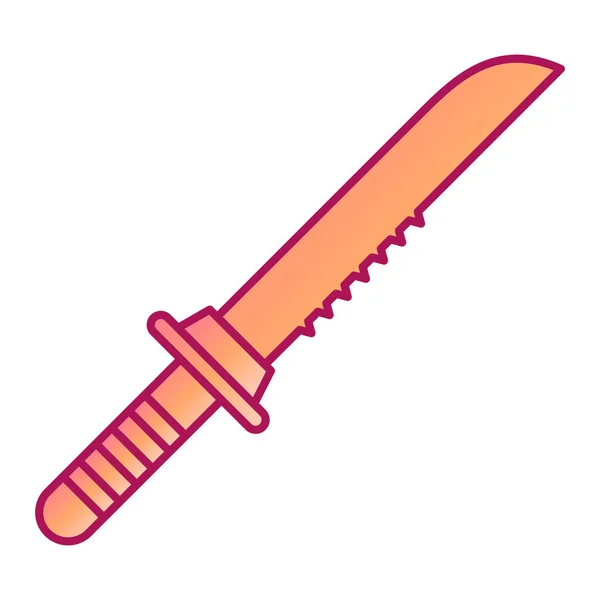 Bıçak Ikonu Vektör Illüstrasyonu — Stok Vektör
