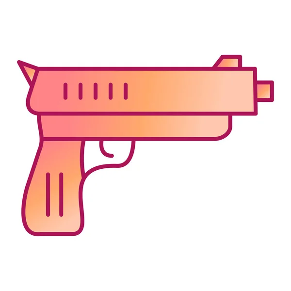 Pistool Icoon Vectorillustratie — Stockvector