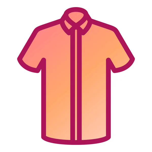 Значок Сорочки Проста Ілюстрація Одягу Векторні Іконки Інтернету — стоковий вектор