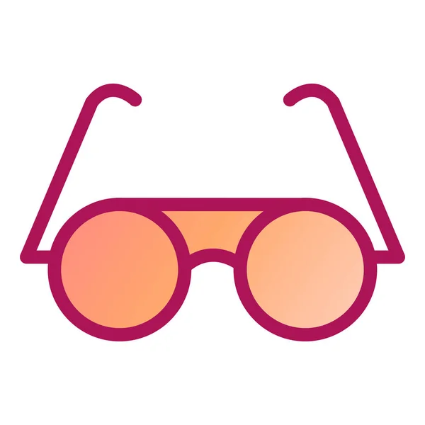 Gafas Sol Icono Web Diseño Simple — Vector de stock