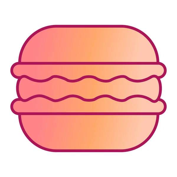 Burger Icon Vektor Illustration Design — Stockvektor