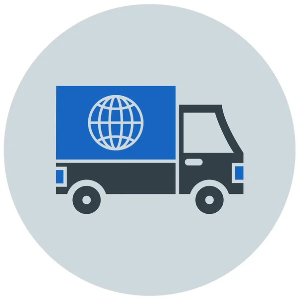 Delivery Web Icon Simple Illustration — Stock Vector