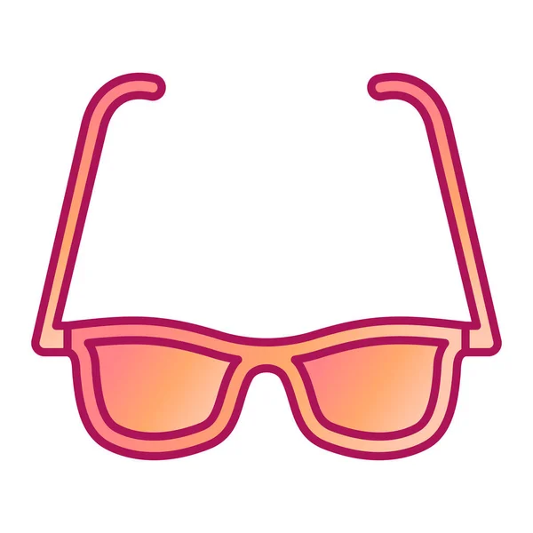 Lunettes Soleil Icône Vectoriel Illustration Design — Image vectorielle