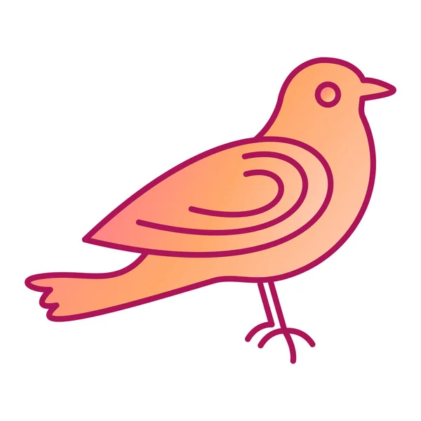 Милый Рисунок Иконки Птицы Вектор Иллюстрации Графический Дизайн — стоковый вектор