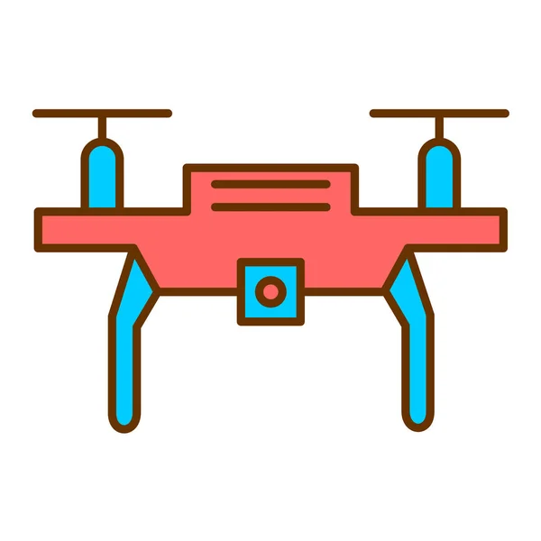 Drone Vector Icon Illustration — Stock Vector