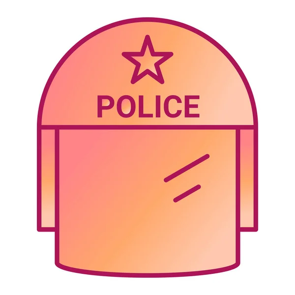 Police Modern Icon Vector Illustration — Stock Vector