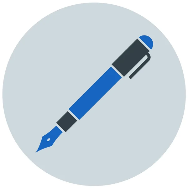 Długopis Ikona Web Prosta Ilustracja — Wektor stockowy