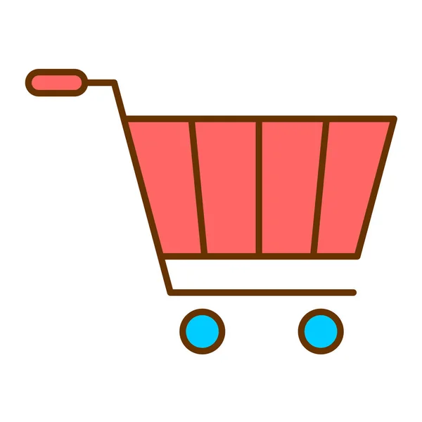 Shopping Cart Icon Vector Illustration Graphic Design — Stock Vector