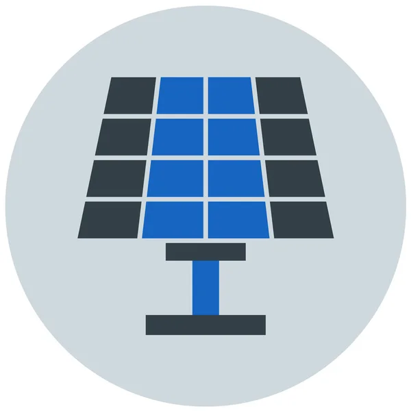 Solární Panel Jednoduchá Ilustrace — Stockový vektor