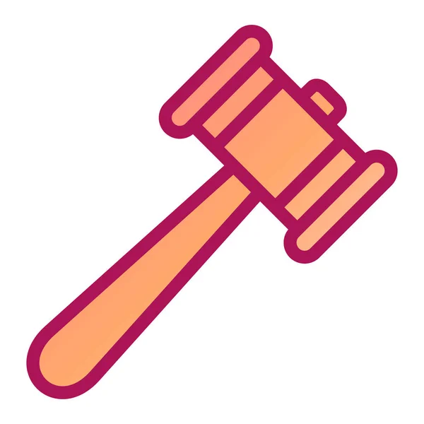 Hammer Icon Vektor Illustration — Stockvektor