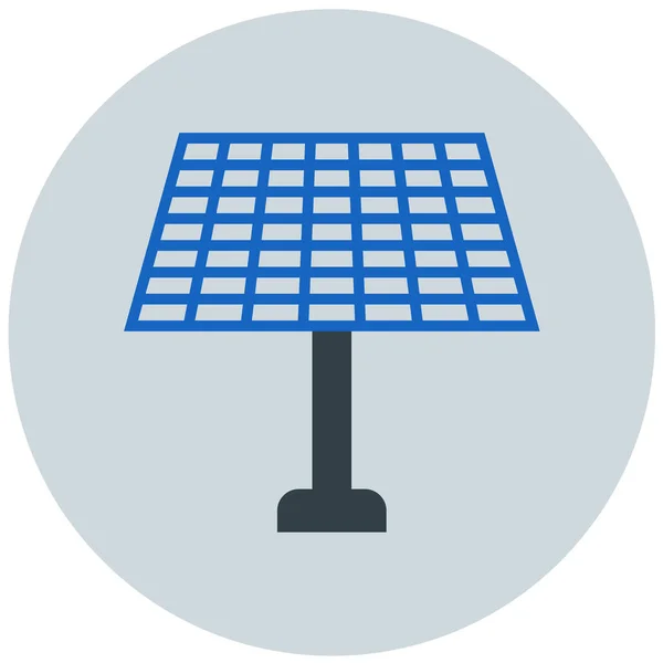 Panel Solar Ilustración Simple — Vector de stock