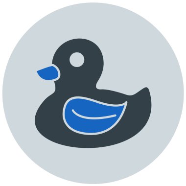 Ördek ikonu. düz dizayn biçimi 10