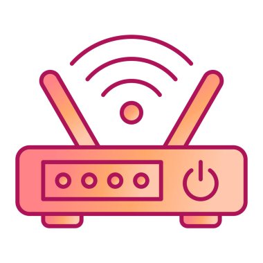 kablosuz yönlendirici vektör illüstrasyonu