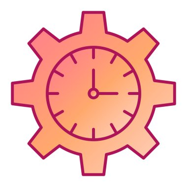 zaman yönetimi vektör simgesi