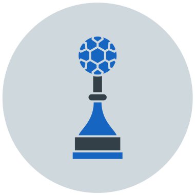 Kupa. Web simgesi basit illüstrasyon