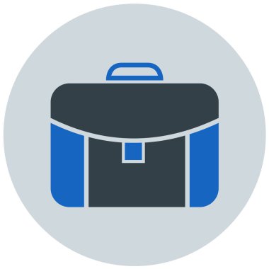 Çanta. Web simgesi basit illüstrasyon