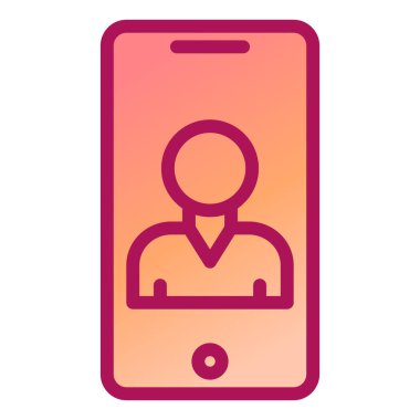 cep telefonu ikonu vektör illüstrasyonu