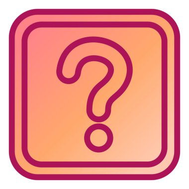 Soru işareti vektör illüstrasyonu