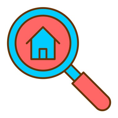 Büyüteci olan büyüteç ve arama vektörü simgesi