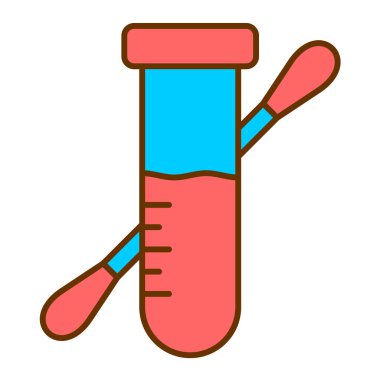 Test tüpü. Basit resimleme