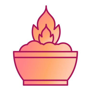 diwali pot ikon vektör illüstrasyon tasarımı