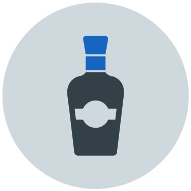 şişe modern simge vektör illüstrasyonu 