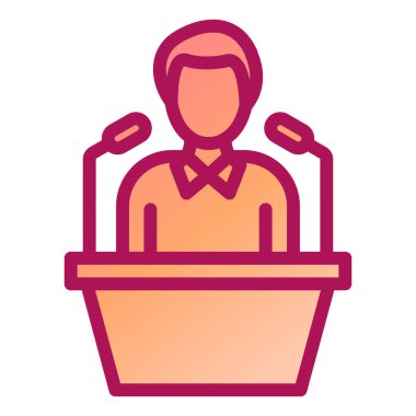 hoparlör ağ ikonu vektör illüstrasyonu