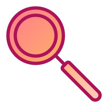 Büyüteç simgesi. özet arama vektörü illüstrasyonu