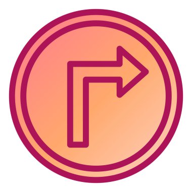 ok simgesi vektör illüstrasyonu