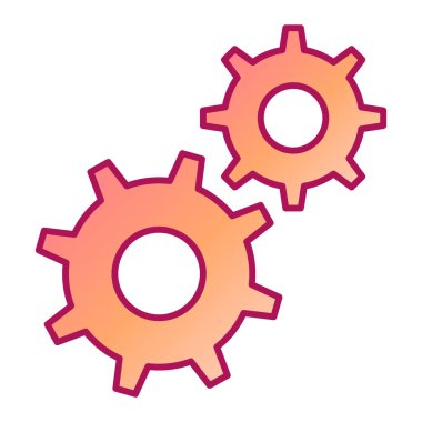 dişli simgesi vektör illüstrasyonu