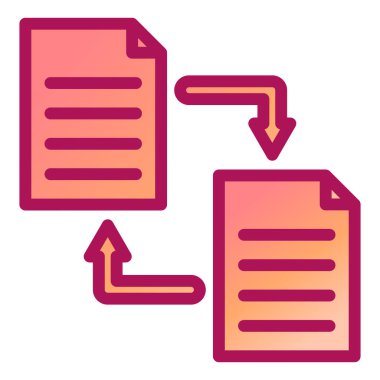 dosya biçimi simge vektörü. veri analiz imzası.