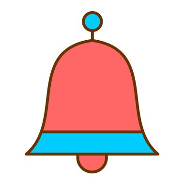 Zil. Web simgesi basit illüstrasyon