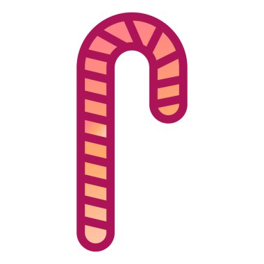 Şeker kamışı ikonu vektörü. Düz çizim. 10 saniye..