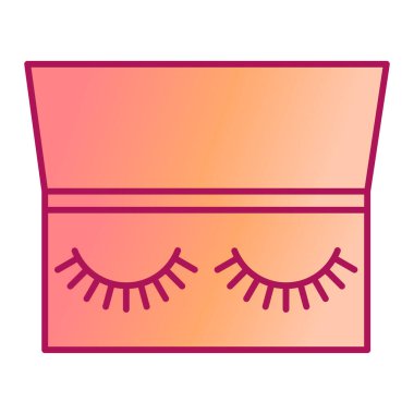 kirpik vektör illüstrasyon simgesi