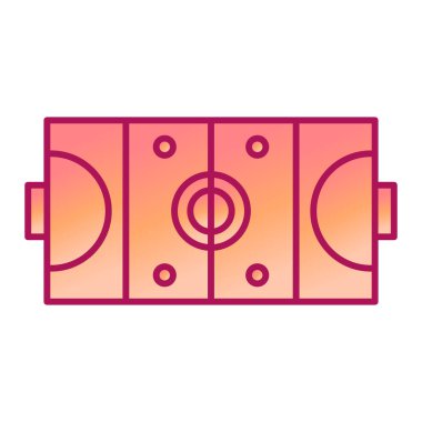 Futbol oyunu ikon vektörü. İnce çizgi işareti. izole edilmiş sınır sembolü çizimi