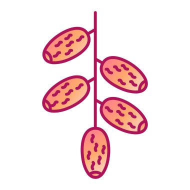 meyve ve sebze ikonu, organik gıda konsepti 