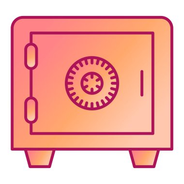 Güvenli vektör simgesi modern basit illüstrasyon