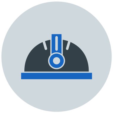 Miğfer. Web simgesi basit tasarım