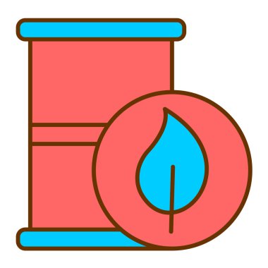 Petrol varil. Vektör çizim