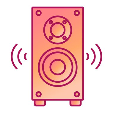 ses sistemi simge vektör çizim