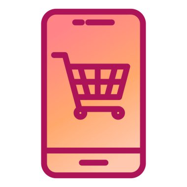 cep telefonu simgesi. vektör illüstrasyonu