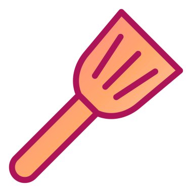 Spatula. Web simgesi basit tasarım