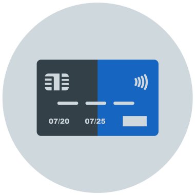 Kredi kartıyla. Basit tasarım