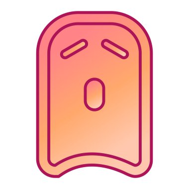 Kırmızı kedi çizgi filminin vektör çizimi